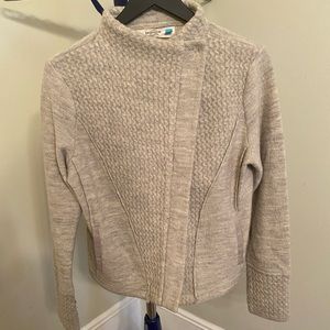 Anthropologie 100% wool moto jacket